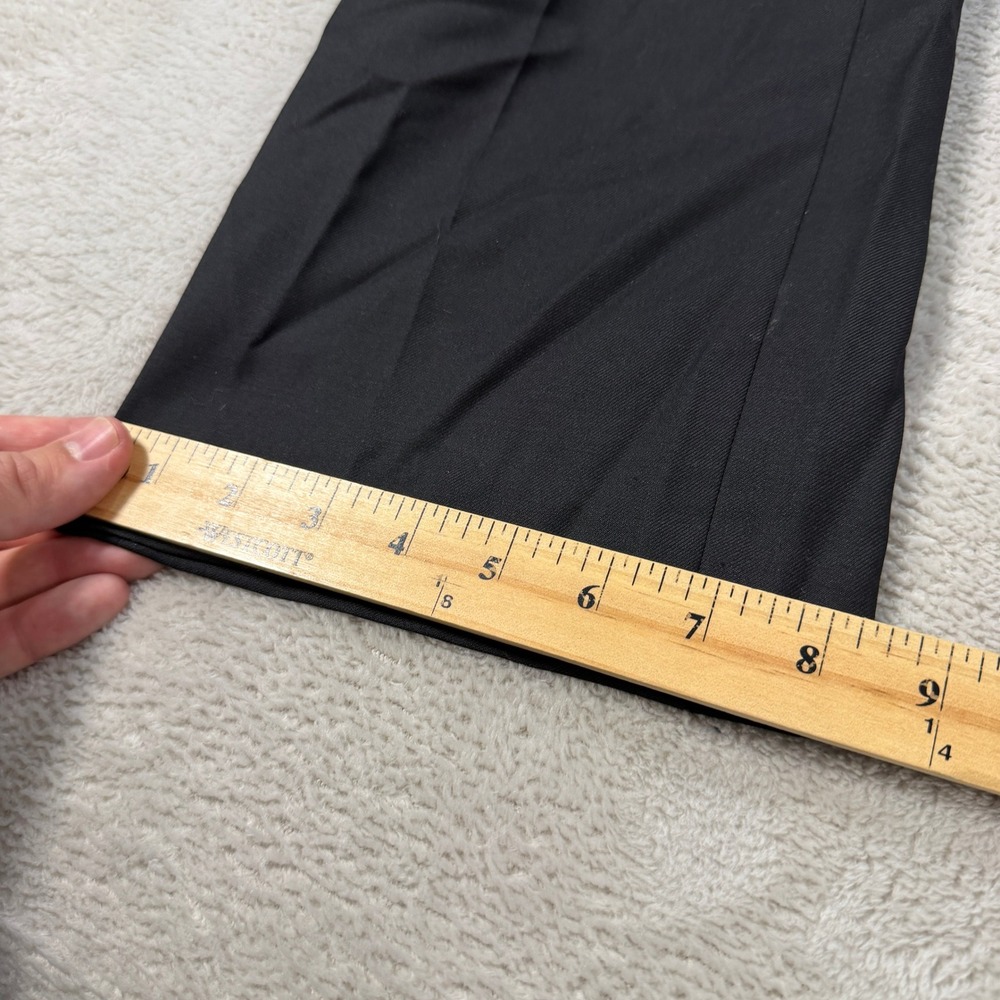 Lauren Ralph Lauren Mens 38x30 Black Wool Blend Dress Pants Natural Stretch EUC - Picture 11 of 12